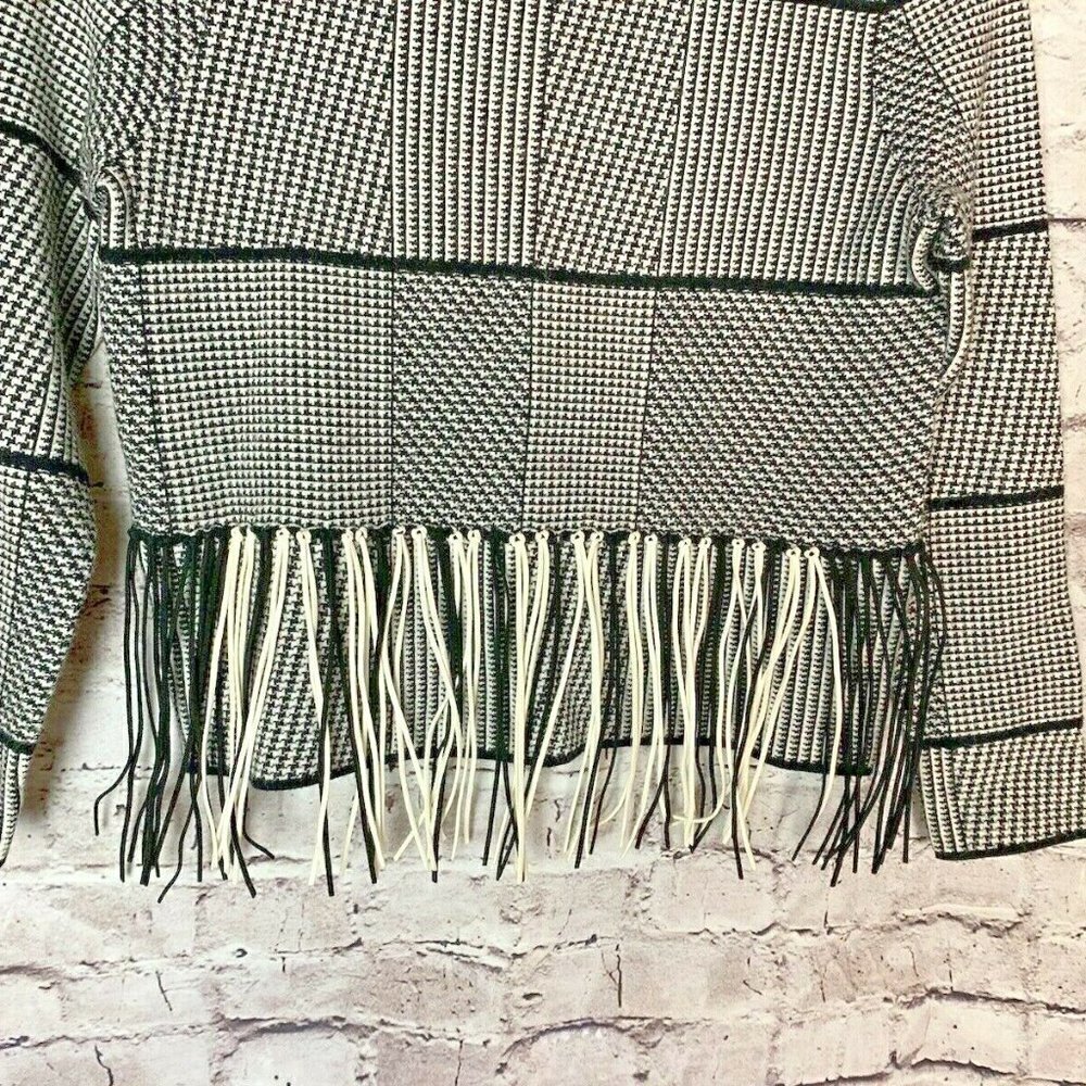 REVOLVE Endless Rose Houndstooth Fringe Sweater - Picture 7 of 12